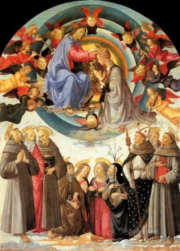 ドメニコ・ギルランダイオ Painting - 聖母戴冠式 Pic2 ルネッサンス フィレンツェ ドメニコ ギルランダイオ